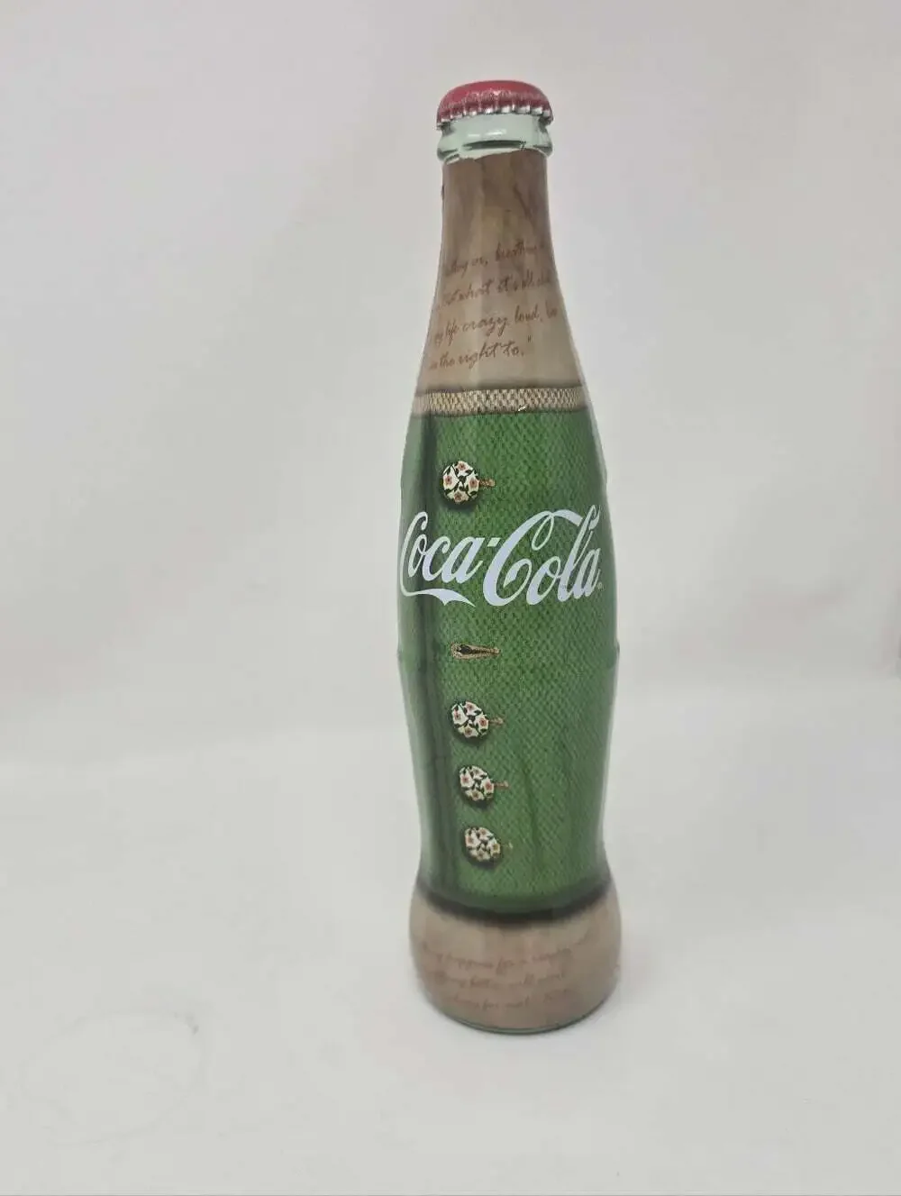 Limited Edition Selena Gomez Coca Cola Glass Bottle Coke 9.5
